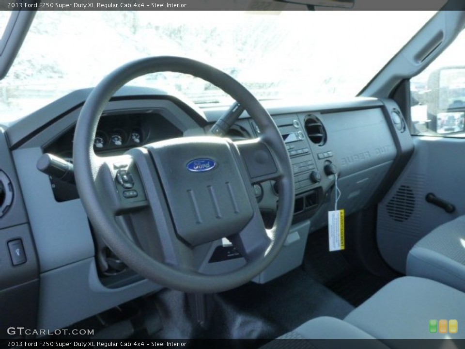 Steel Interior Dashboard for the 2013 Ford F250 Super Duty XL Regular Cab 4x4 #75689736