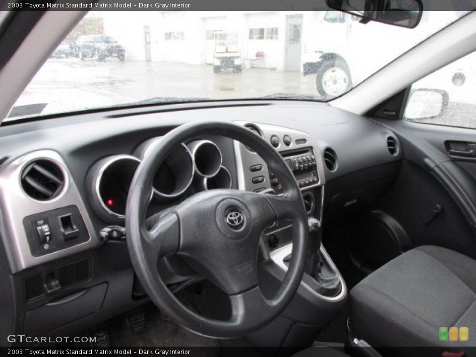 Dark Gray Interior Dashboard for the 2003 Toyota Matrix  #75693894