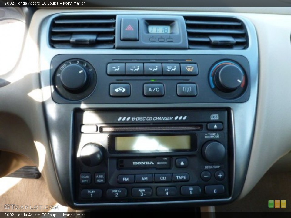 Ivory Interior Controls for the 2002 Honda Accord EX Coupe #75695106