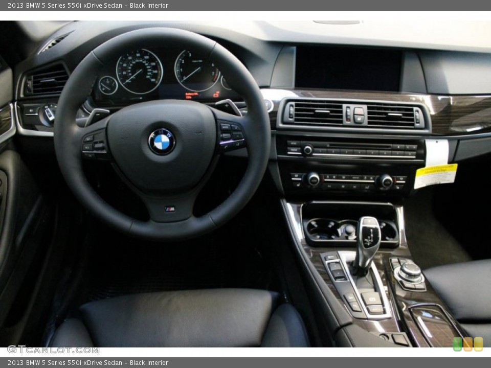 Black Interior Dashboard for the 2013 BMW 5 Series 550i xDrive Sedan #75701136