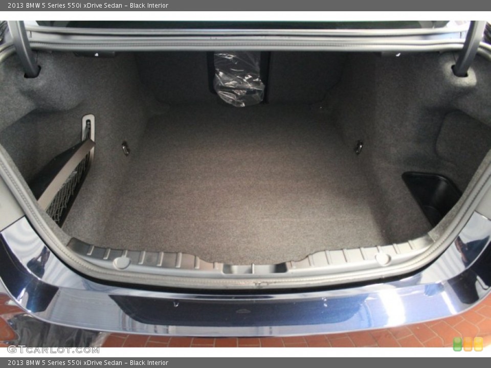 Black Interior Trunk for the 2013 BMW 5 Series 550i xDrive Sedan #75701244