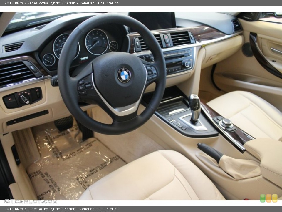 Venetian Beige Interior Prime Interior for the 2013 BMW 3 Series ActiveHybrid 3 Sedan #75701457