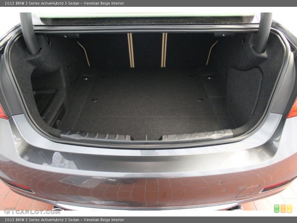 Venetian Beige Interior Trunk for the 2013 BMW 3 Series ActiveHybrid 3 Sedan #75701541