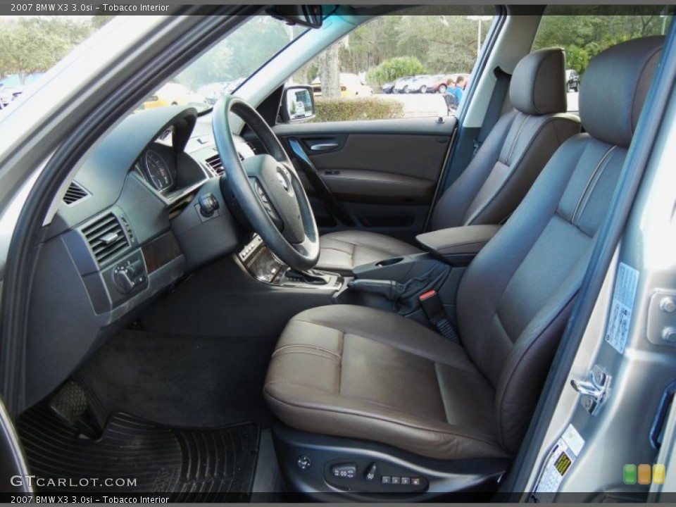 Tobacco Interior Front Seat for the 2007 BMW X3 3.0si #75705097