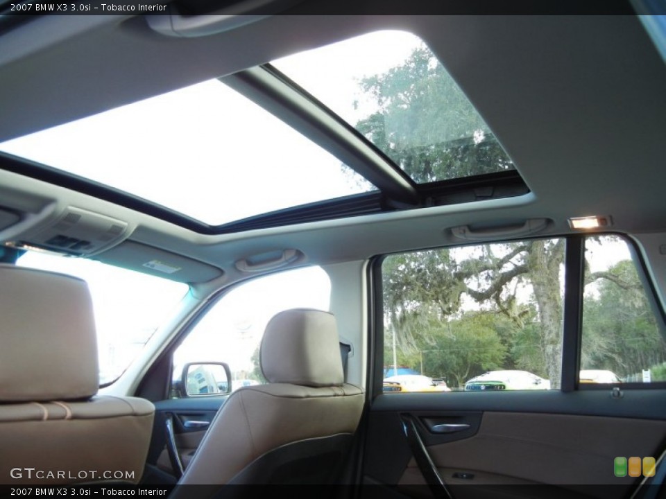 Tobacco Interior Sunroof for the 2007 BMW X3 3.0si #75705219