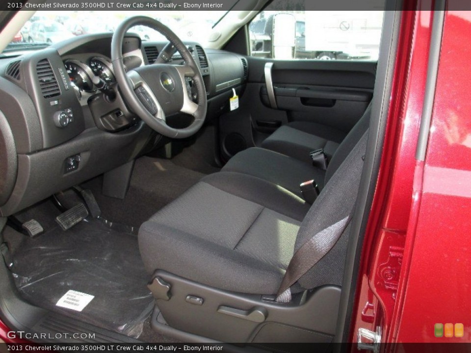 Ebony Interior Front Seat for the 2013 Chevrolet Silverado 3500HD LT Crew Cab 4x4 Dually #75706420