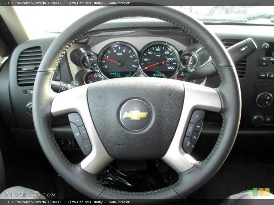 Ebony Interior Steering Wheel for the 2013 Chevrolet Silverado 3500HD LT Crew Cab 4x4 Dually #75706500