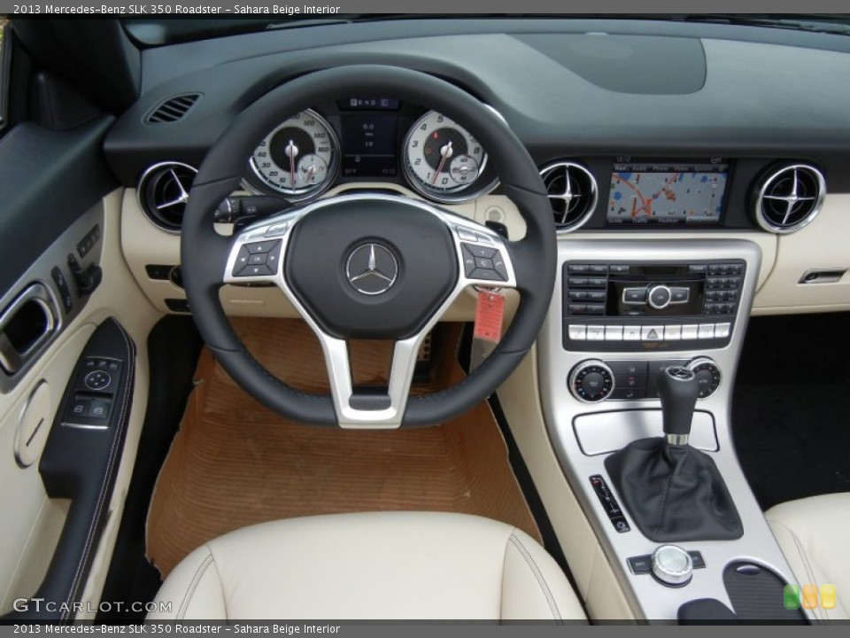 Sahara Beige Interior Dashboard for the 2013 Mercedes-Benz SLK 350 Roadster #75708473