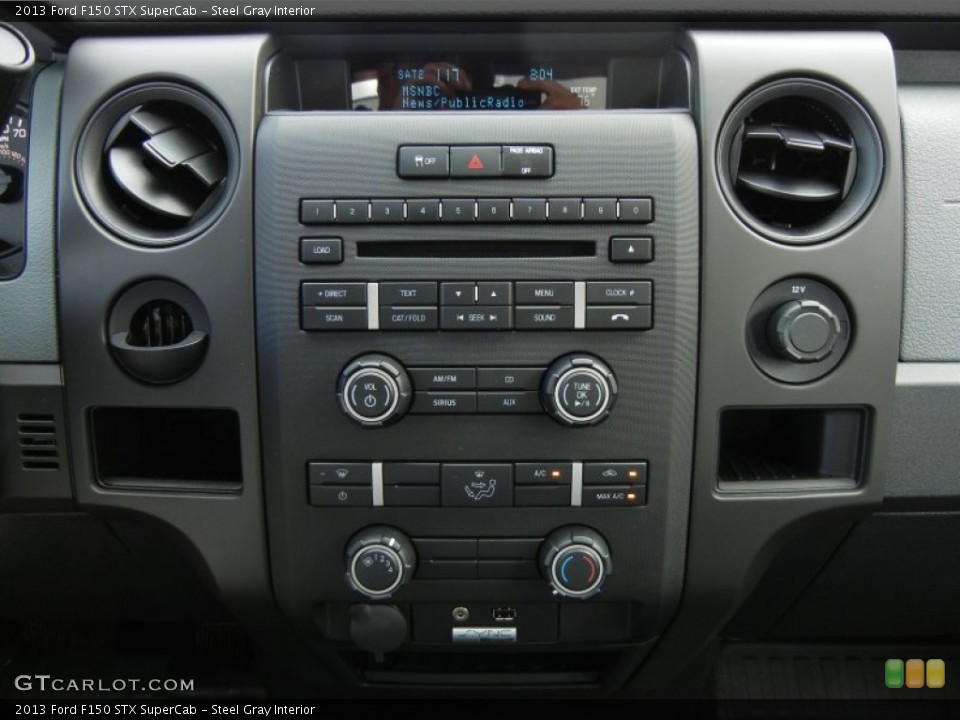 Steel Gray Interior Controls for the 2013 Ford F150 STX SuperCab #75708711
