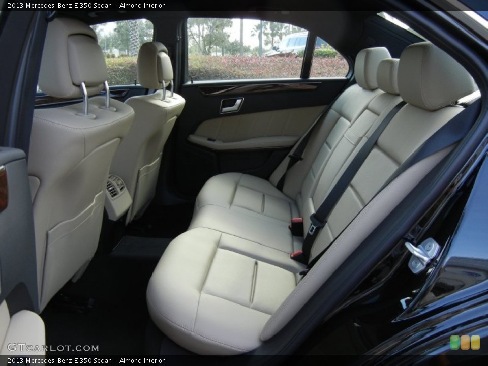 Almond Interior Rear Seat for the 2013 Mercedes-Benz E 350 Sedan #75709422