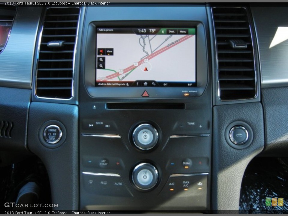Charcoal Black Interior Navigation for the 2013 Ford Taurus SEL 2.0 EcoBoost #75710433