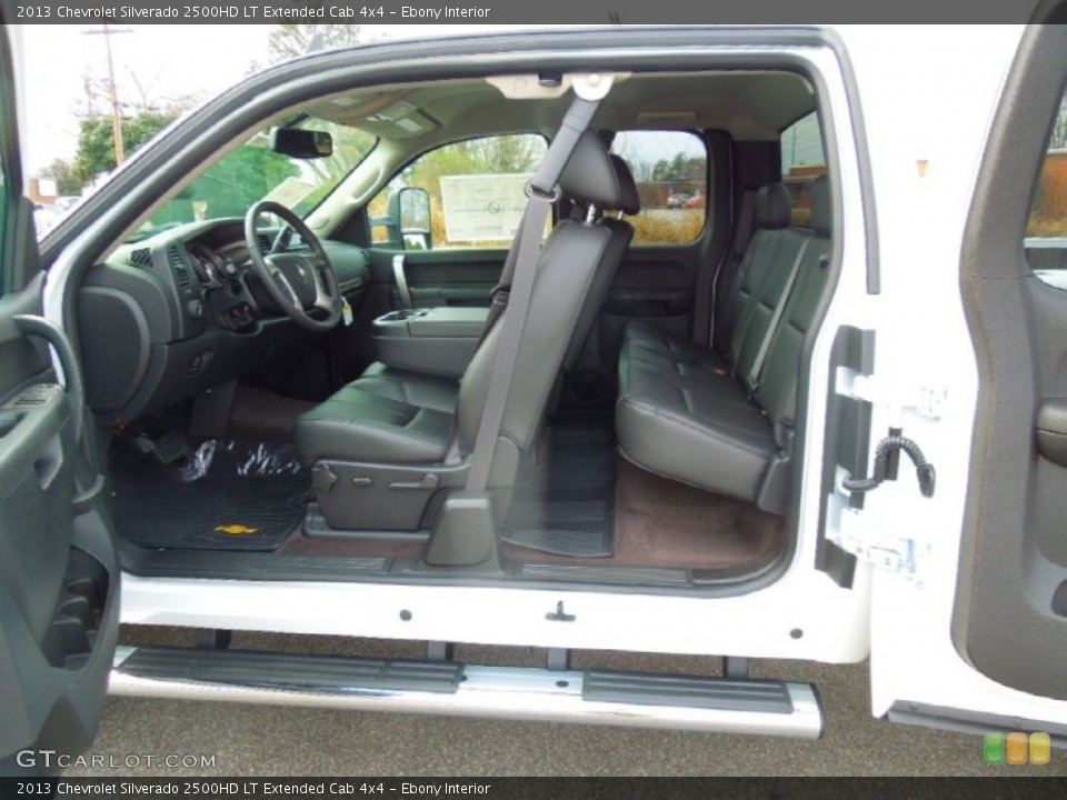 Ebony Interior Photo for the 2013 Chevrolet Silverado 2500HD LT Extended Cab 4x4 #75711446