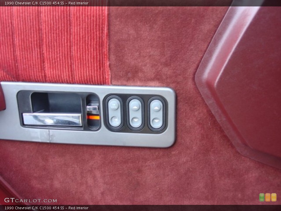 Red Interior Controls for the 1990 Chevrolet C/K C1500 454 SS #75711512