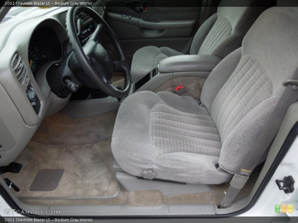 Medium Gray Interior Front Seat for the 2001 Chevrolet Blazer LS #75717552