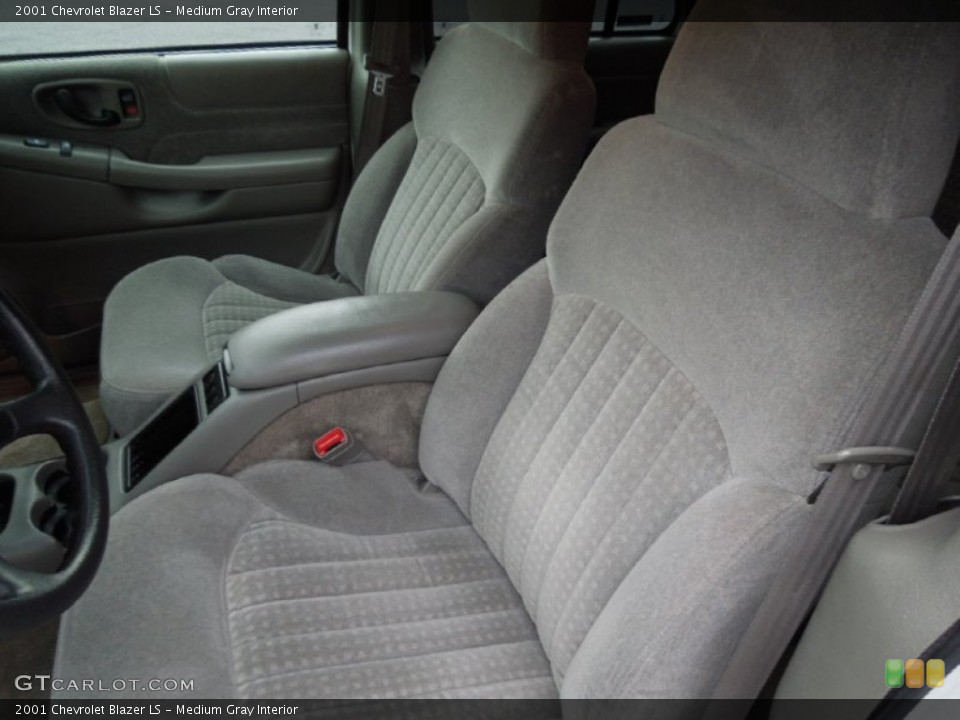 Medium Gray Interior Front Seat for the 2001 Chevrolet Blazer LS #75717561