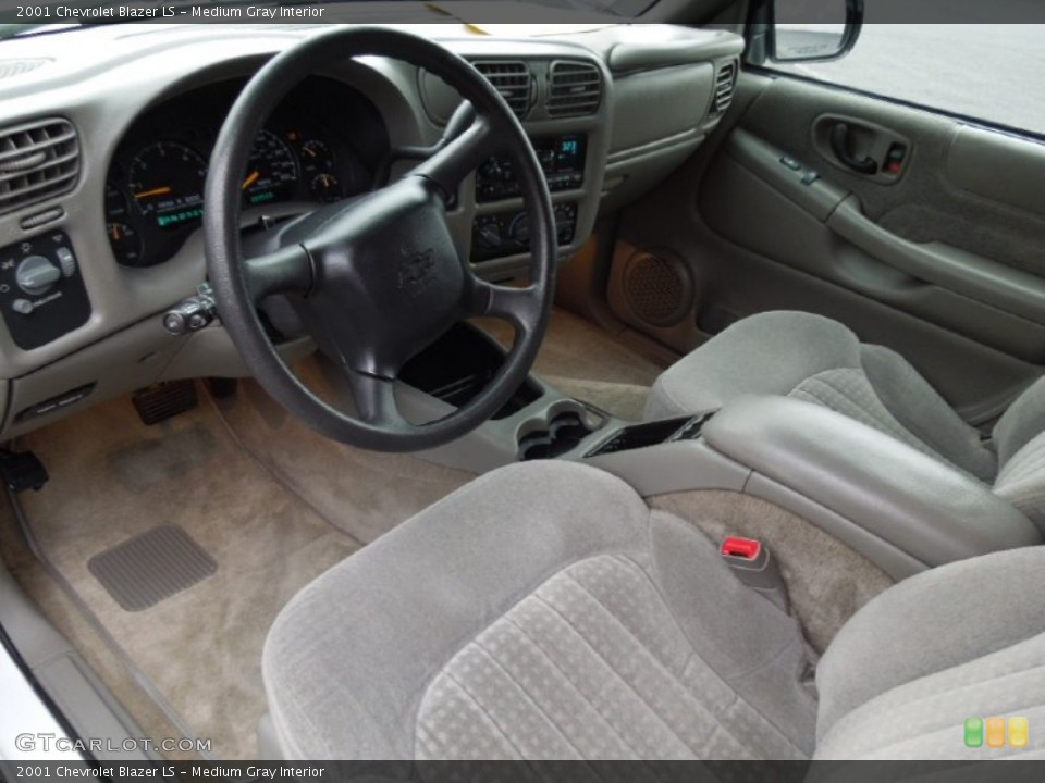 Medium Gray Interior Prime Interior for the 2001 Chevrolet Blazer LS #75717729