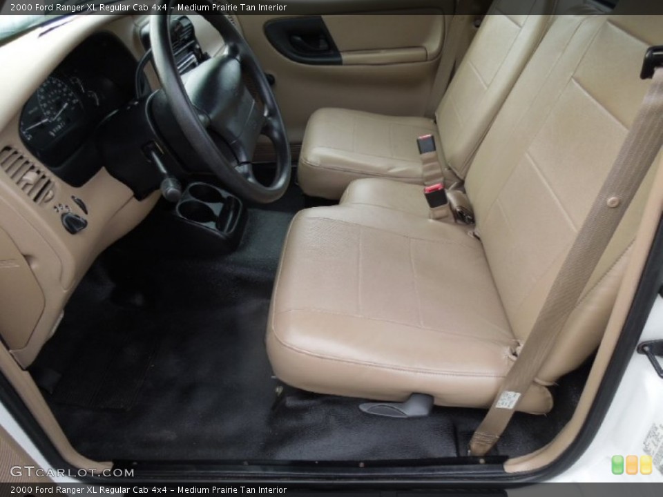 Medium Prairie Tan Interior Front Seat for the 2000 Ford Ranger XL Regular Cab 4x4 #75718184