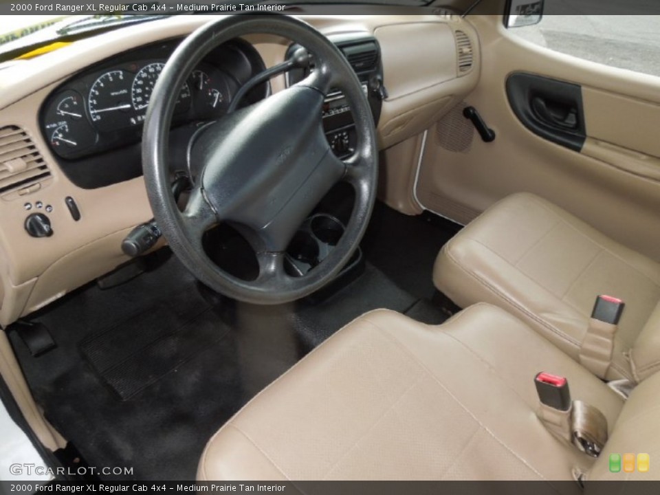 Medium Prairie Tan 2000 Ford Ranger Interiors