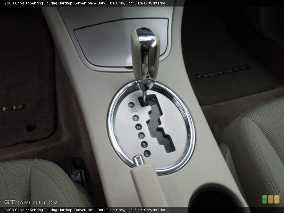 Dark Slate Gray/Light Slate Gray Interior Transmission for the 2008 Chrysler Sebring Touring Hardtop Convertible #75718925