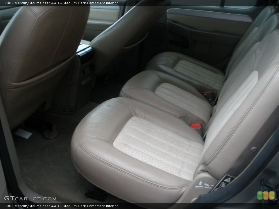 Medium Dark Parchment Interior Rear Seat for the 2002 Mercury Mountaineer AWD #75722810