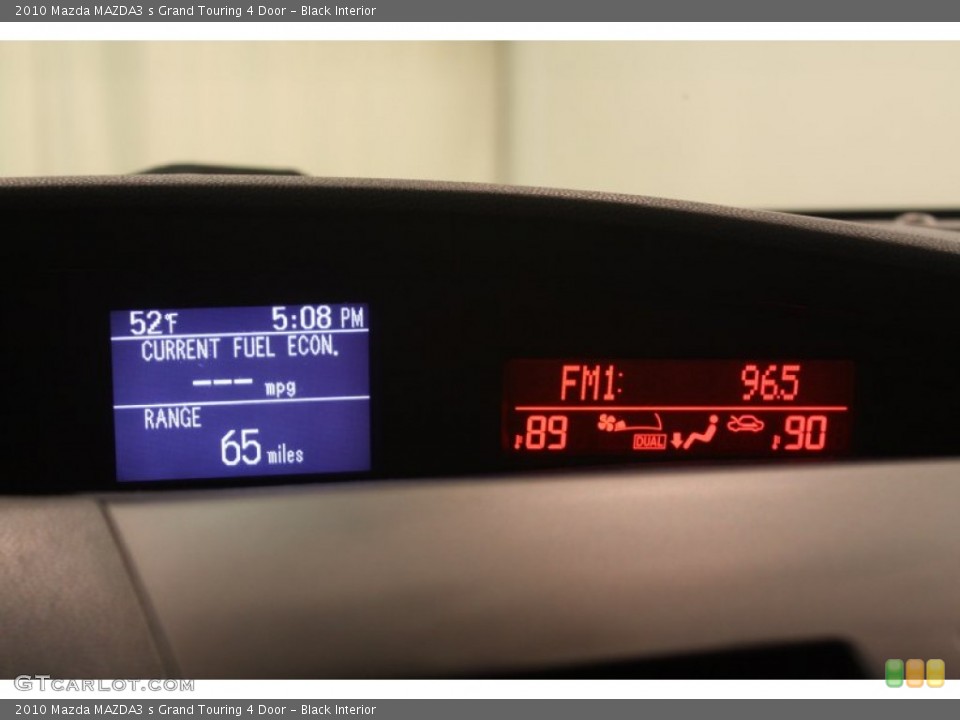 Black Interior Gauges for the 2010 Mazda MAZDA3 s Grand Touring 4 Door #75724350