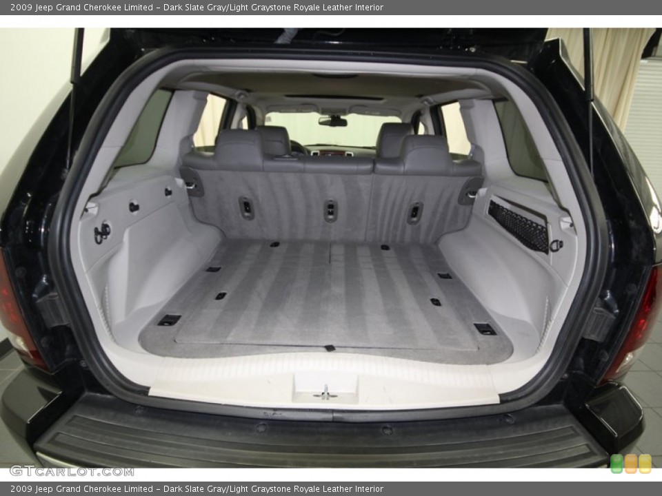 Dark Slate Gray/Light Graystone Royale Leather Interior Trunk for the 2009 Jeep Grand Cherokee Limited #75724692
