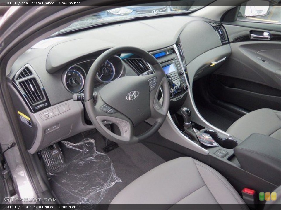 Gray Interior Prime Interior for the 2013 Hyundai Sonata Limited #75727277