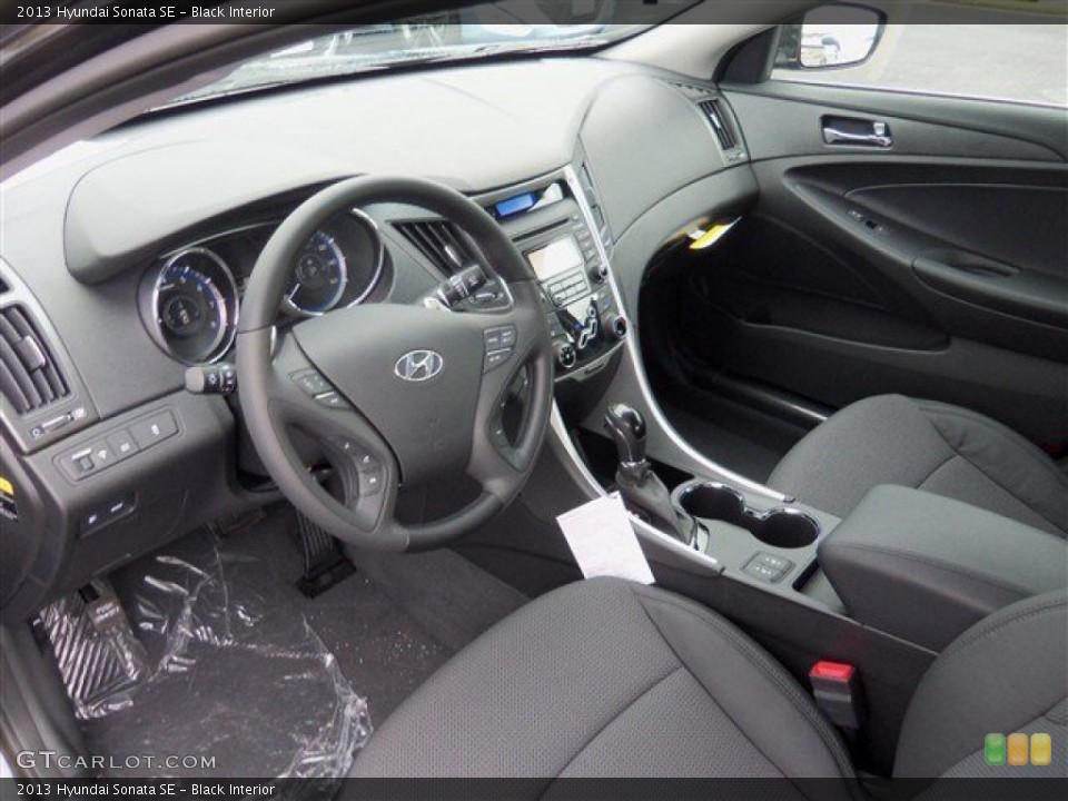 Black Interior Prime Interior for the 2013 Hyundai Sonata SE #75728465