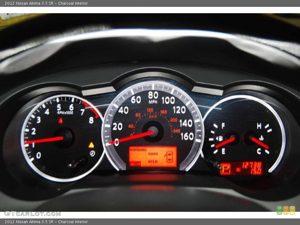 Charcoal Interior Gauges for the 2012 Nissan Altima 3.5 SR #75729796
