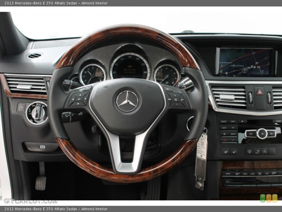 Almond Interior Steering Wheel for the 2013 Mercedes-Benz E 350 4Matic Sedan #75730952