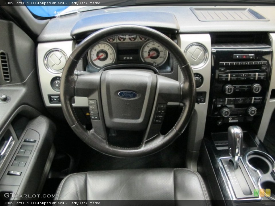 Black/Black Interior Dashboard for the 2009 Ford F150 FX4 SuperCab 4x4 #75732800