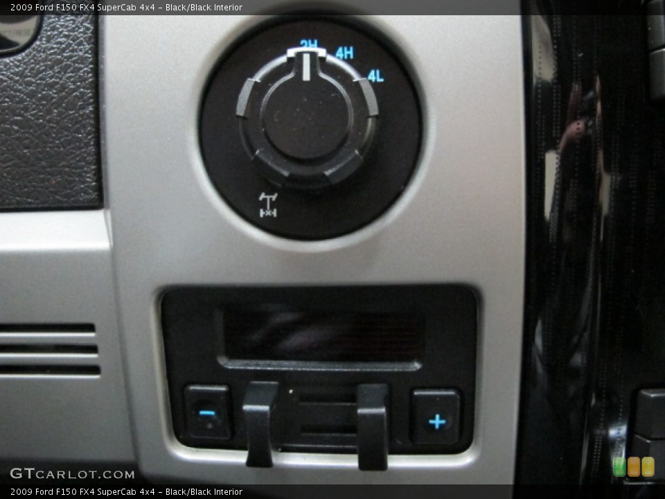 Black/Black Interior Controls for the 2009 Ford F150 FX4 SuperCab 4x4 #75732959