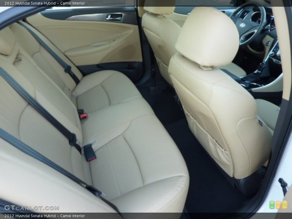 Camel Interior Rear Seat for the 2012 Hyundai Sonata Hybrid #75733357