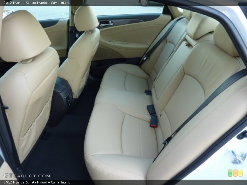 Camel Interior Rear Seat for the 2012 Hyundai Sonata Hybrid #75733373