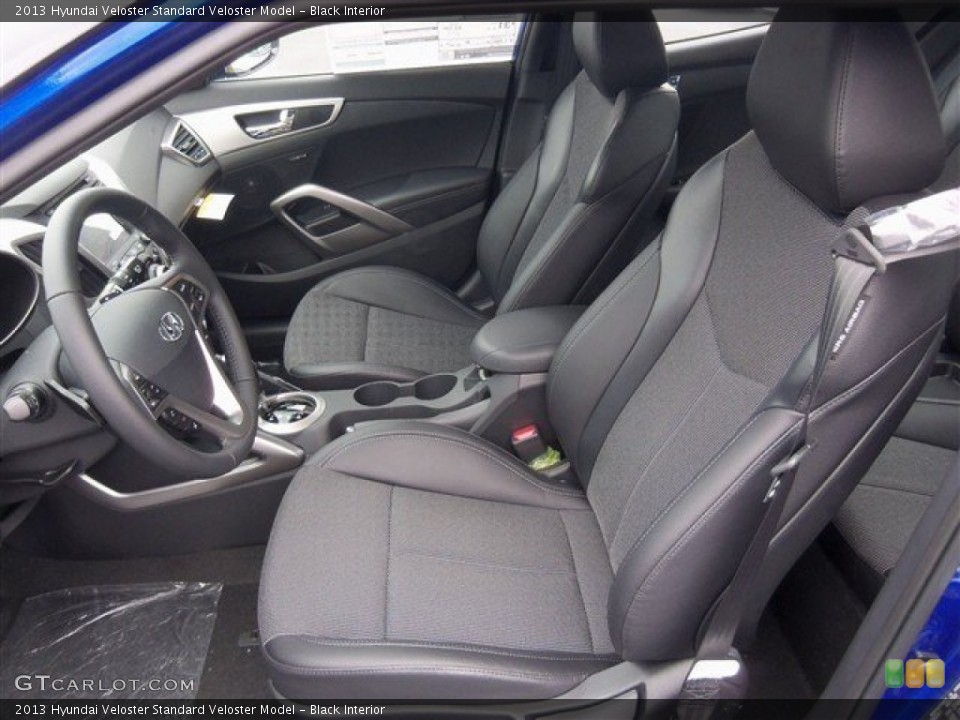 Black Interior Front Seat for the 2013 Hyundai Veloster  #75734321