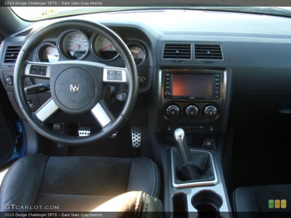 Dark Slate Gray Interior Dashboard for the 2010 Dodge Challenger SRT8 #75735311