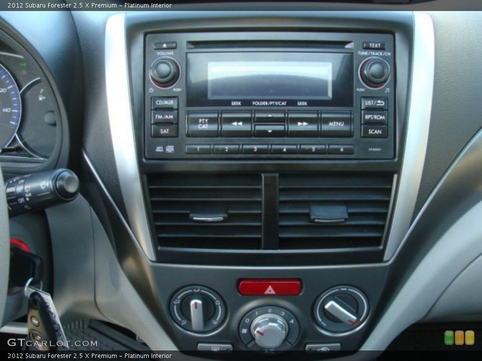 Platinum Interior Controls for the 2012 Subaru Forester 2.5 X Premium #75735680