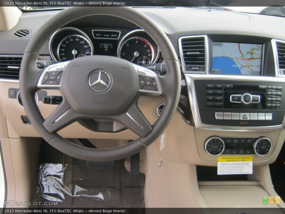 Almond Beige Interior Dashboard for the 2013 Mercedes-Benz ML 350 BlueTEC 4Matic #75737954