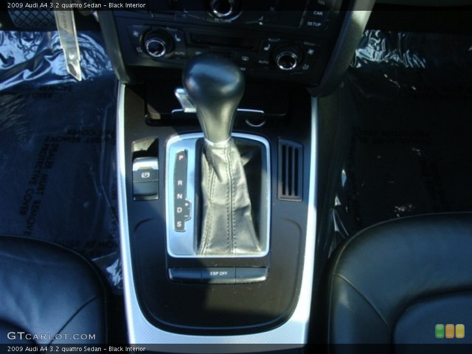 Black Interior Transmission for the 2009 Audi A4 3.2 quattro Sedan #75738563