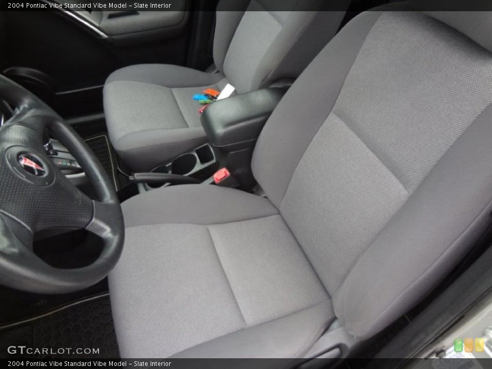 Slate Interior Front Seat for the 2004 Pontiac Vibe  #75740018