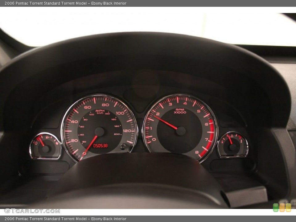 Ebony Black Interior Gauges for the 2006 Pontiac Torrent  #75740117