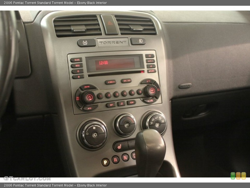 Ebony Black Interior Controls for the 2006 Pontiac Torrent  #75740134