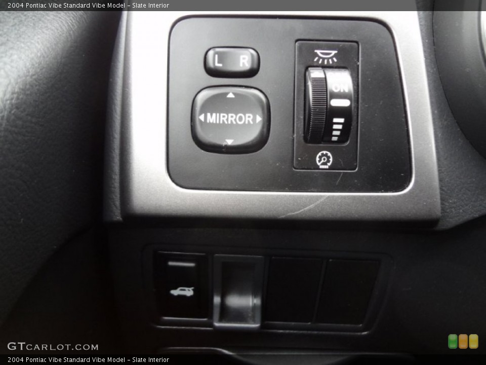 Slate Interior Controls for the 2004 Pontiac Vibe  #75740345