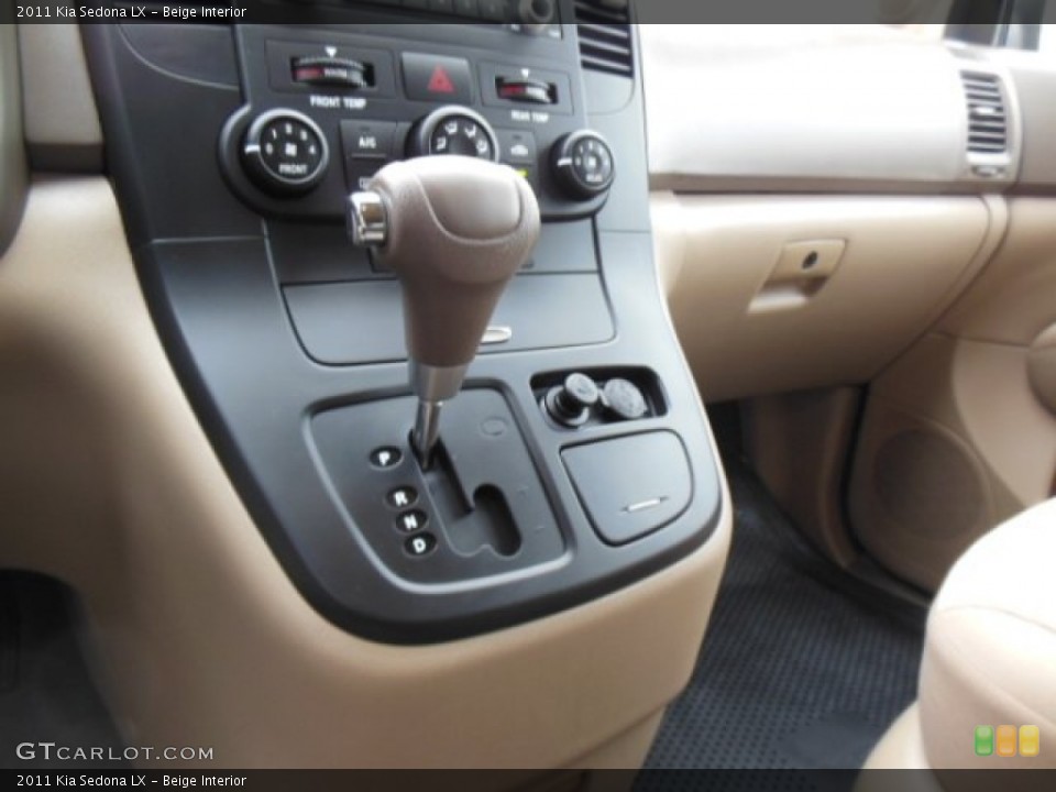 Beige Interior Transmission for the 2011 Kia Sedona LX #75740369