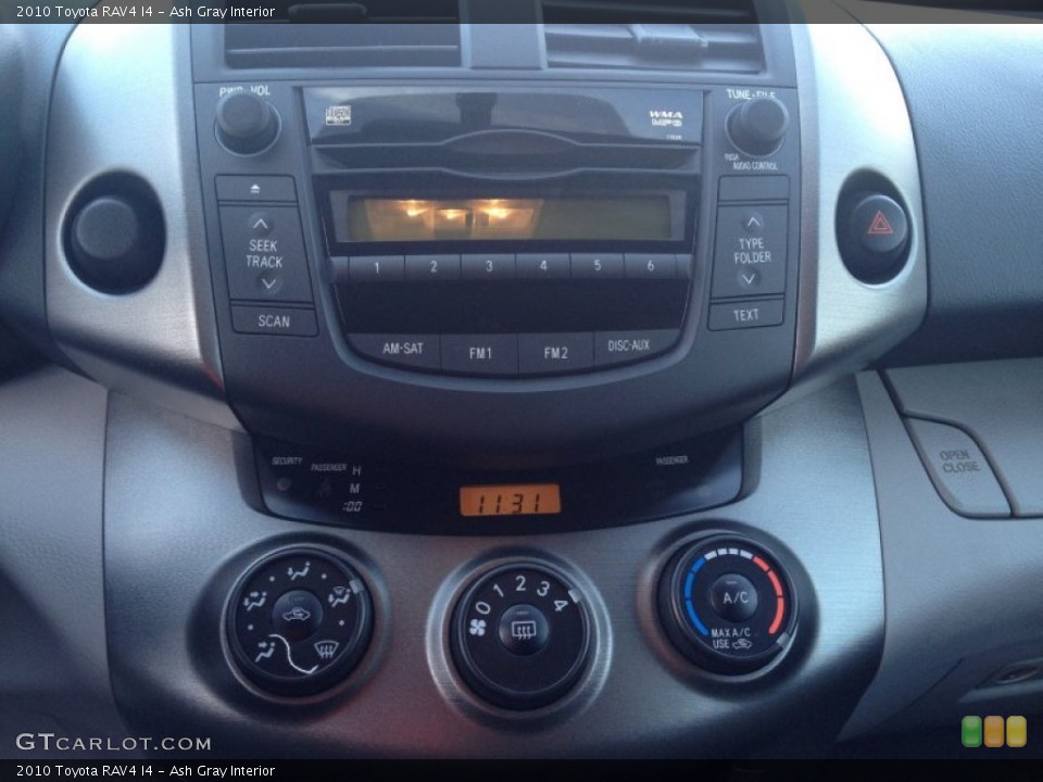 Ash Gray Interior Controls for the 2010 Toyota RAV4 I4 #75742301