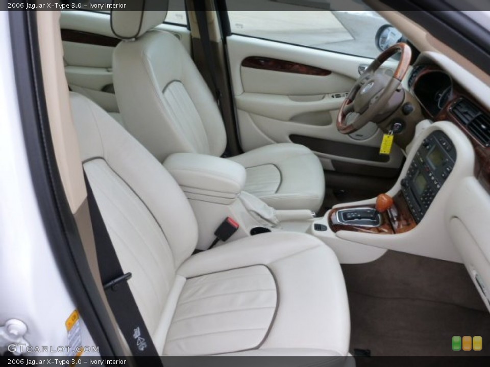 Ivory Interior Front Seat for the 2006 Jaguar X-Type 3.0 #75743594