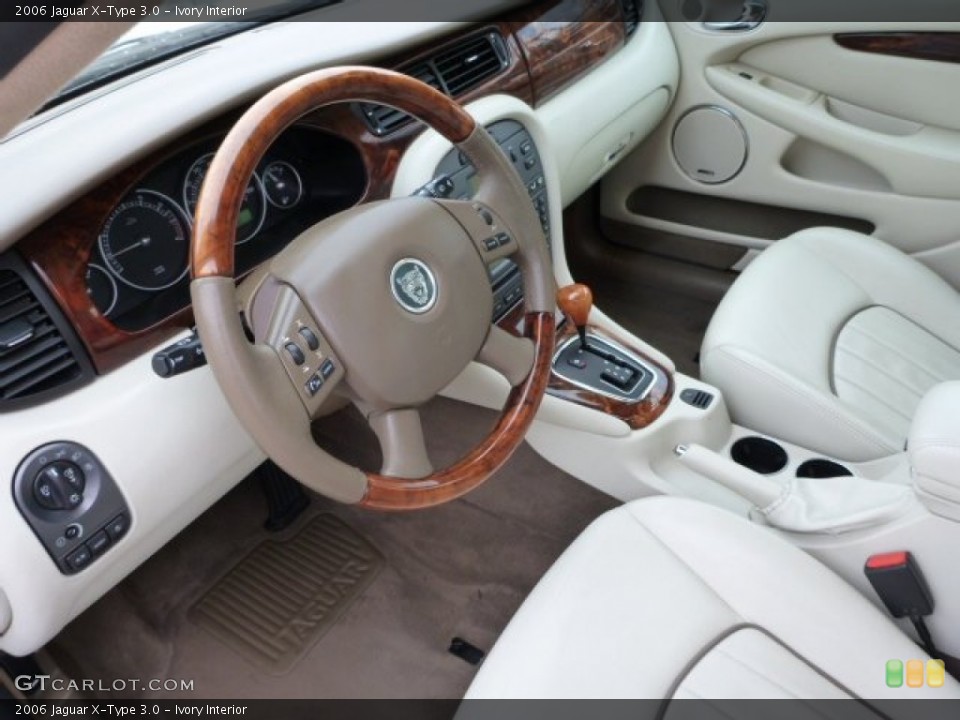 Ivory Interior Prime Interior for the 2006 Jaguar X-Type 3.0 #75743744