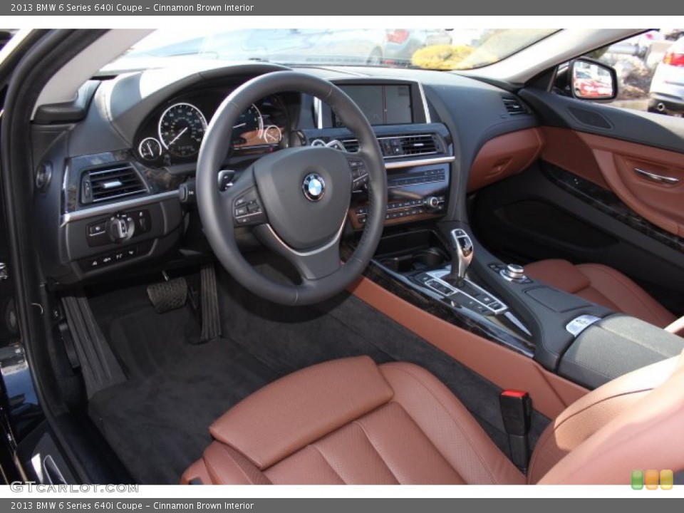 Cinnamon Brown Interior Prime Interior for the 2013 BMW 6 Series 640i Coupe #75744345