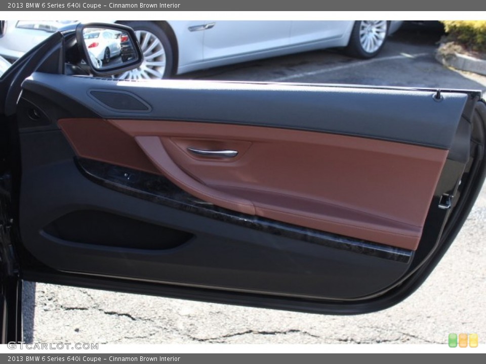 Cinnamon Brown Interior Door Panel for the 2013 BMW 6 Series 640i Coupe #75744632