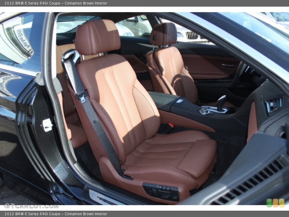 Cinnamon Brown Interior Front Seat for the 2013 BMW 6 Series 640i Coupe #75744732
